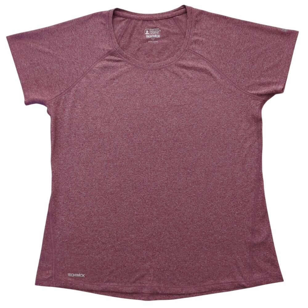 Eastern Mountain Sports Women's Short Sleeve Tech Tee in Heather Plum